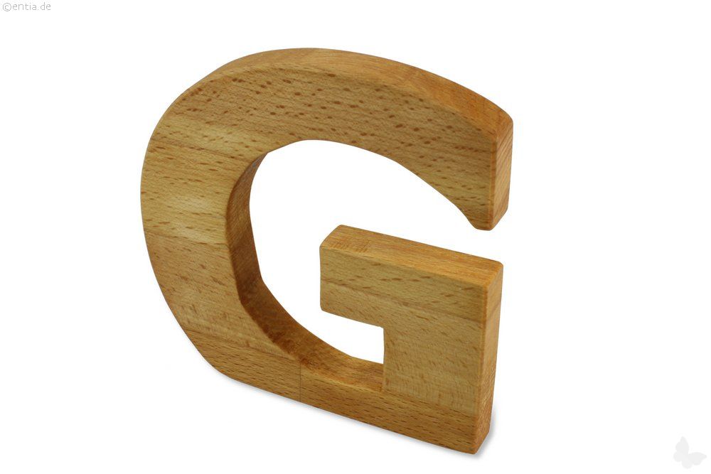 Holz-Buchstabe G 