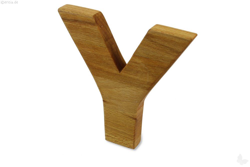 Holz-Buchstabe Y 