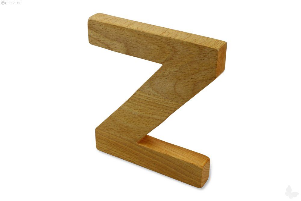 Holz-Buchstabe Z 