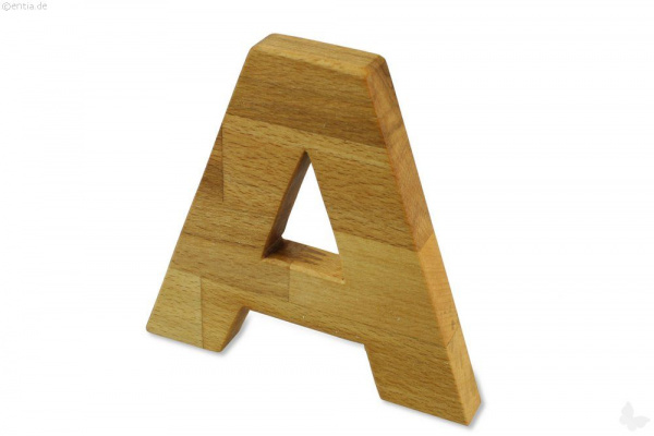 Holz-Buchstabe A 