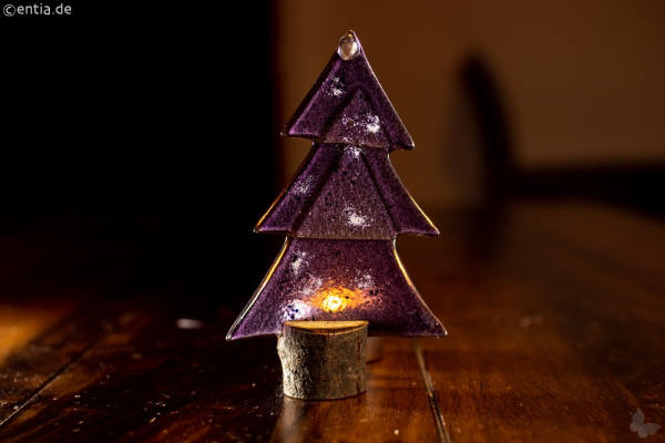 Weihnachtsdeko Stern klein aus lila Glas | Nachhaltiges aus sozialen  Manufakturen